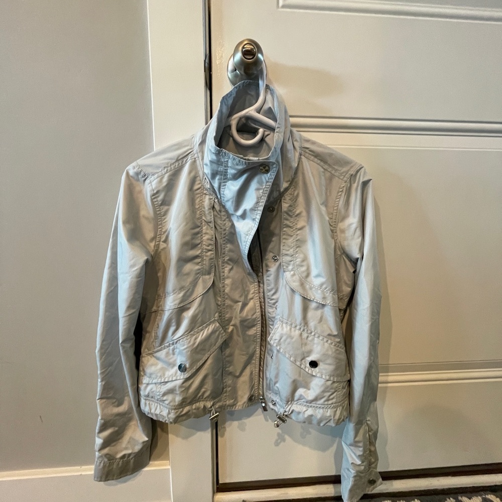 SOLD Athleta cropped Bomber jacket.